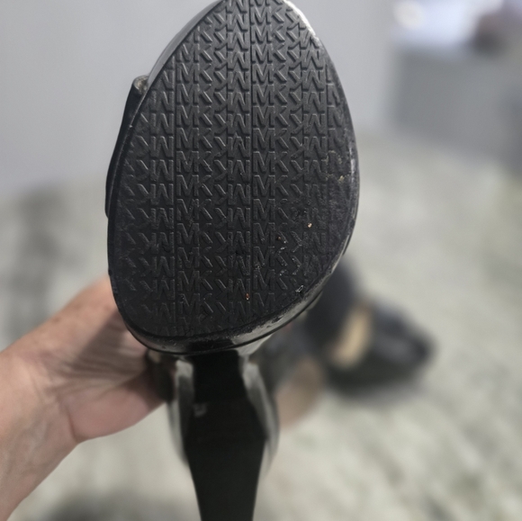 Michael Kors Leather Platform Heels - Picture 3 of 5